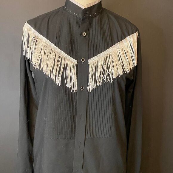 Cowboy Fringe Blouse by St. Rapheal - Picture 2 of 8